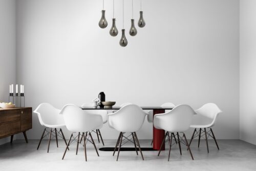 AVONNI AV-60092-5KY Krom Kaplama Modern Avize E14 Metal Cam 80x15cm - Görsel 2
