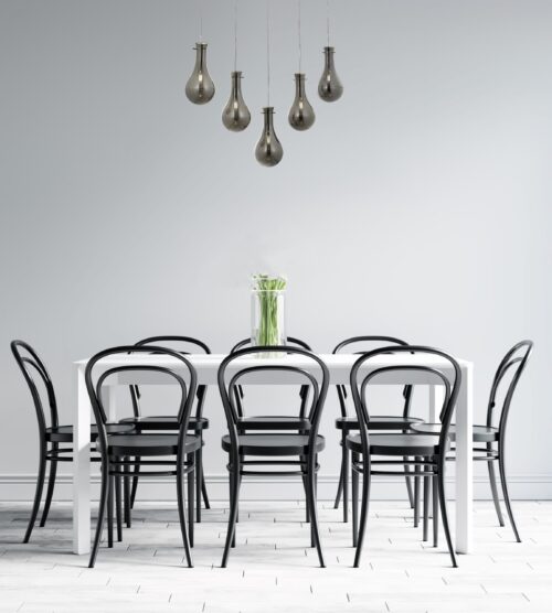 AVONNI AV-60092-5KY Krom Kaplama Modern Avize E14 Metal Cam 80x15cm - Görsel 5
