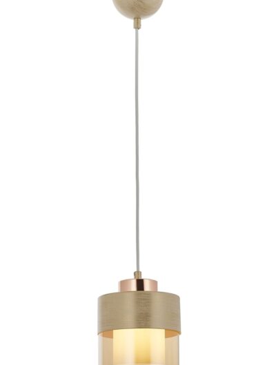 AVONNI AV-60193-1KRM Krem Boyalı Modern Avize E27 Metal Cam 15cm