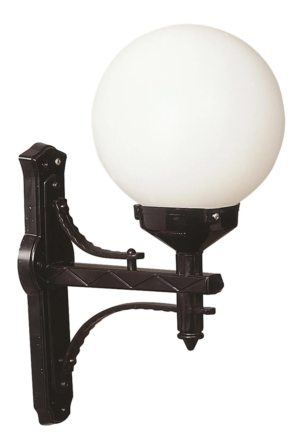 AVONNI BAP-68160-BSY-OP Siyah Boyalı Dış Mekan Aydınlatma E27 ABS Polietilen Cam 35x25cm - Görsel 1