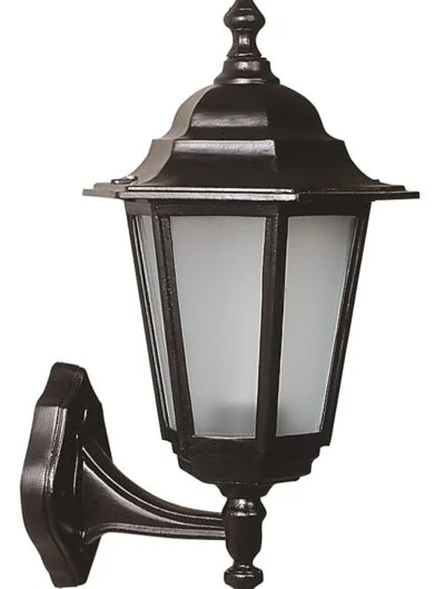 AVONNI BAP-68054-BSY-OP Siyah Boyalı Dış Mekan Aydınlatma E27 Aluminyum Polikarbon Cam 31x27cm