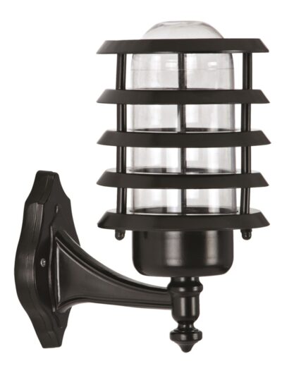 AVONNI BAP-68150-BSY Siyah Boyalı Dış Mekan Aydınlatma E27 Aluminyum Polikarbon/Akrilik Cam 23cm