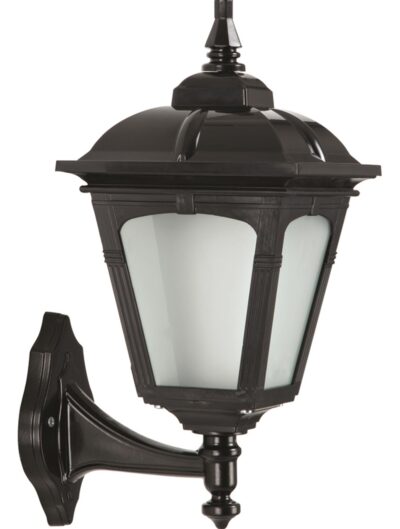 AVONNI BAP-68185-BSY-M4 Siyah Boyalı Dış Mekan Aydınlatma E27 ABS Polikarbon Cam 25x20cm