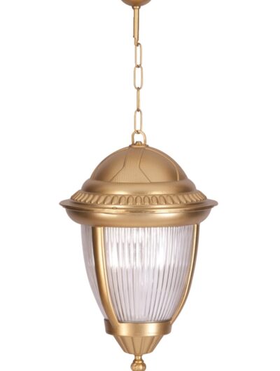 AVONNI BFE-68053-BSA Sarı Boyalı Dış Mekan Aydınlatma E27 Aluminyum Döküm Dip Polikarbon Cam 25cm