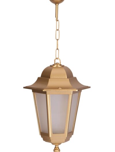 AVONNI BFE-68054-BSA-OP Sarı Boyalı Dış Mekan Aydınlatma E27 Aluminyum Döküm Dip Polikarbon Cam 27cm
