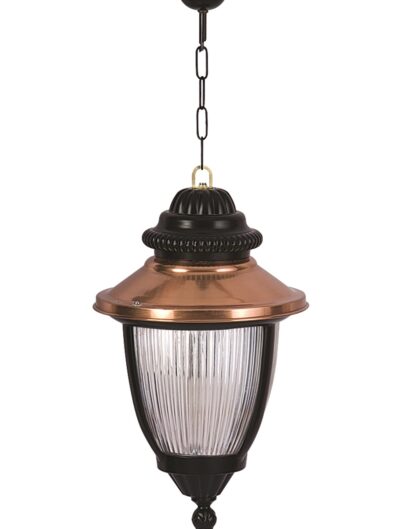 AVONNI BFE-68055-BSY Kahverengi/Siyah Boyalı Dış Mekan Aydınlatma E27 Aluminyum Polikarbon Cam 25cm