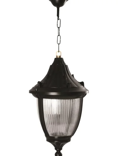 AVONNI BFE-68186-BSY-M1 Siyah Boyalı Dış Mekan Aydınlatma E27 ABS Polikarbon Cam 35cm