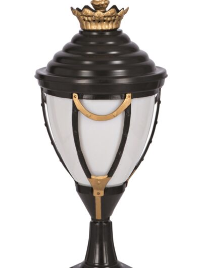 AVONNI BSU-68001-SOP Sarı/Siyah Boyalı Dış Mekan Aydınlatma E27 Aluminyum Polikarbon Cam 45cm