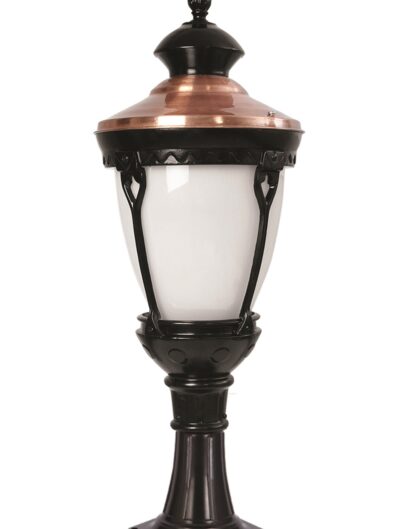 AVONNI BSU-68026-BSY-KOP Kahverengi/Siyah Boyalı Dış Mekan Aydınlatma E27 Aluminyum Polikarbon Cam 30cm