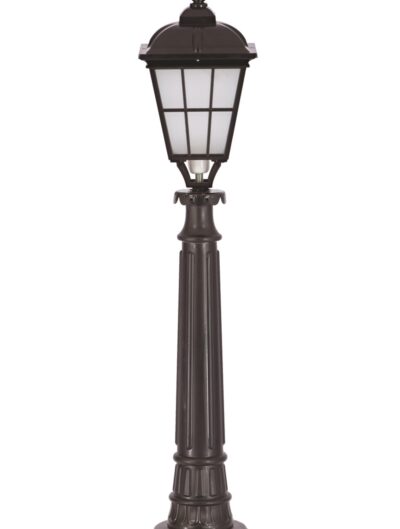 AVONNI BSU-68046-BSY-M2-OP Siyah Boyalı Dış Mekan Aydınlatma E27 Aluminyum Cam 23cm