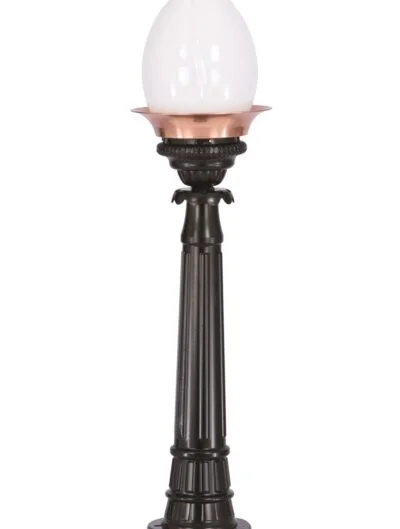 AVONNI BSU-68050-BSY-OP Sarı/Siyah Boyalı Dış Mekan Aydınlatma E27 Aluminyum Döküm Dip Akrilik Cam 22cm