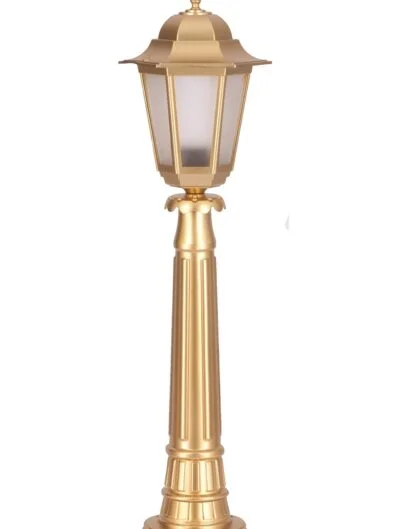 AVONNI BSU-68054-BSA-BOP Sarı Boyalı Dış Mekan Aydınlatma E27 Aluminyum Döküm Dip Polikarbon Cam 27cm
