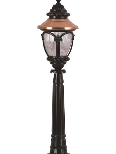 AVONNI BSU-68057-BSY-B Kahverengi/Siyah Boyalı Dış Mekan Aydınlatma E27 Aluminyum Polikarbon Cam 25cm