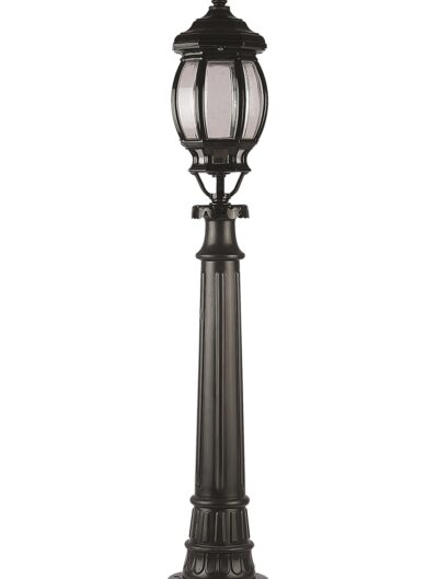 AVONNI BSU-68063-BSY-M1-B Siyah Boyalı Dış Mekan Aydınlatma E27 Aluminyum Polikarbon Cam 20cm