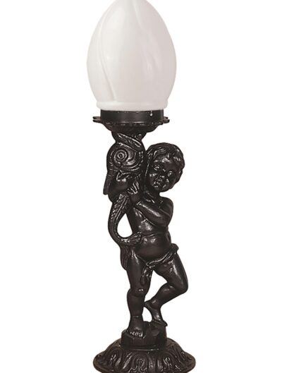 AVONNI BSU-68075-BSY-OP Siyah Boyalı Dış Mekan Aydınlatma E27 Aluminyum Akrilik Cam 20cm
