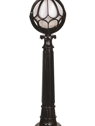 AVONNI BSU-68079-BSY-M1-BOP Siyah Boyalı Dış Mekan Aydınlatma E27 Aluminyum Polietilen Cam 30cm