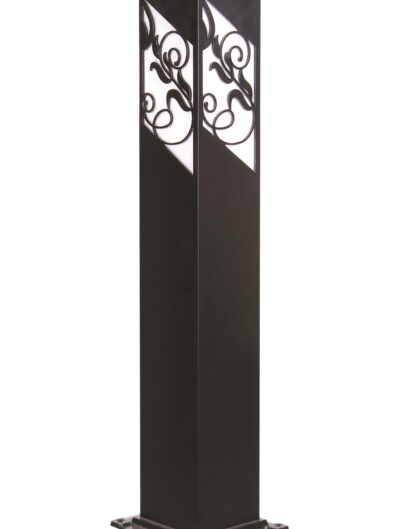 AVONNI BSU-68144-BSY-M5-B Siyah Boyalı Dış Mekan Aydınlatma E27 Aluminyum Akrilik Cam 12cm