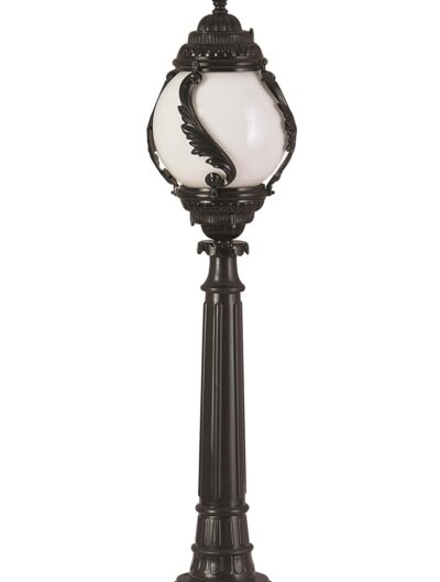AVONNI BSU-68182-BSY-M2-B Siyah Boyalı Dış Mekan Aydınlatma E27 ABS Akrilik Cam 30cm