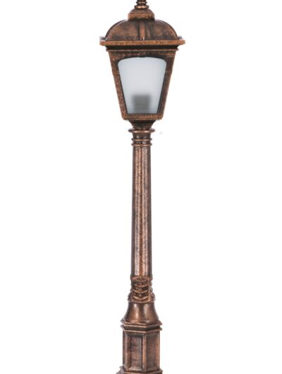 AVONNI BSU-68185-BKR-M2-B Kahverengi Boyalı Dış Mekan Aydınlatma E27 ABS Polikarbon Cam 20cm
