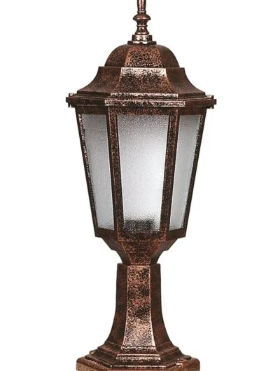 AVONNI BSU-68188-BKR-K Kahverengi Boyalı Dış Mekan Aydınlatma E27 ABS Polikarbon Cam 23cm