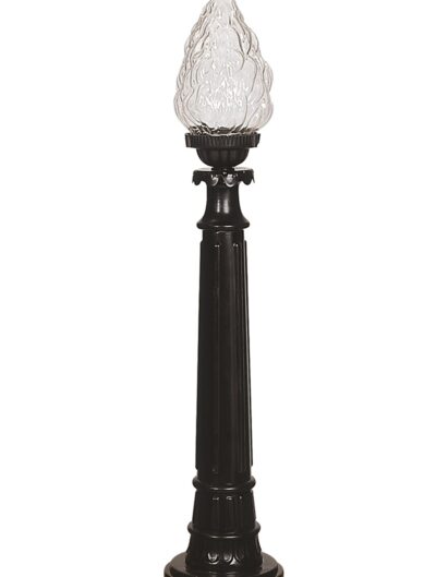 AVONNI BSU-68191-BSY-M1-K Siyah Boyalı Dış Mekan Aydınlatma E27 ABS Akrilik Cam 15cm