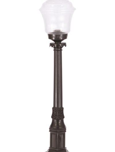 AVONNI BSU-68201-BSY-M1-B Siyah Boyalı Dış Mekan Aydınlatma E27 ABS Akrilik Cam 22cm