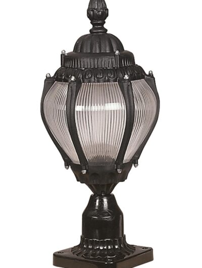 AVONNI BSU-68202-BSY-K Siyah Boyalı Dış Mekan Aydınlatma E27 ABS Akrilik Cam 20cm