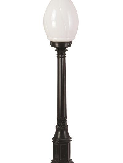 AVONNI BSU-68204-BSY-M1-B Siyah Boyalı Dış Mekan Aydınlatma E27 ABS Akrilik Cam 20cm