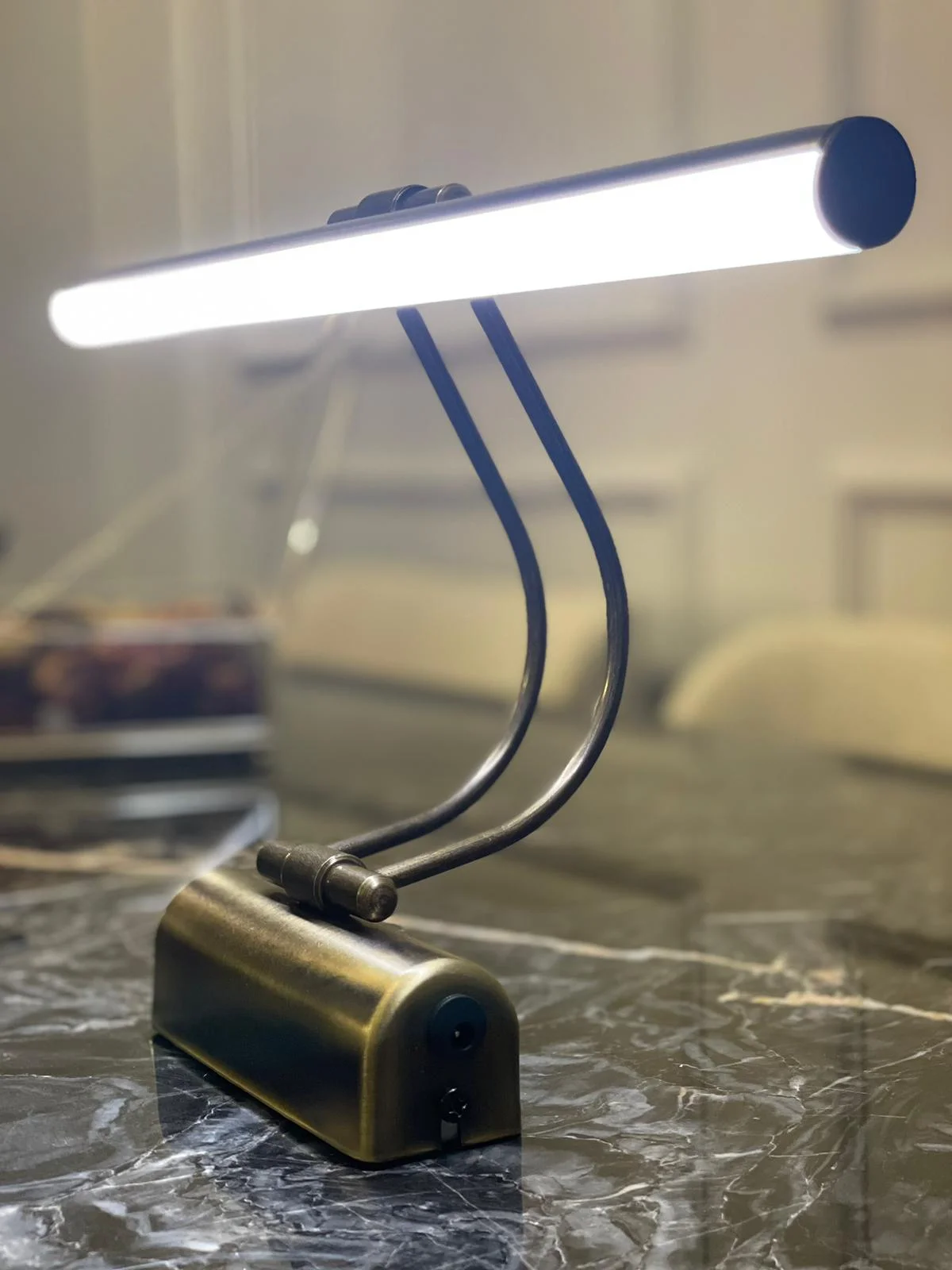 Lumienza Şarjlı Krom Kaplama Flüt Aplik - Görsel 2