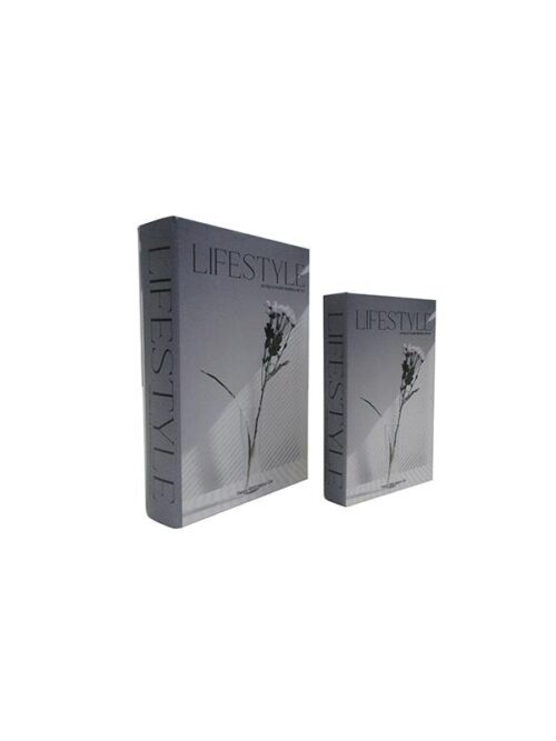 Lumienza Dekoratif Baskılı Ahşap Kutu Kitap AKSH-PU20517 SET